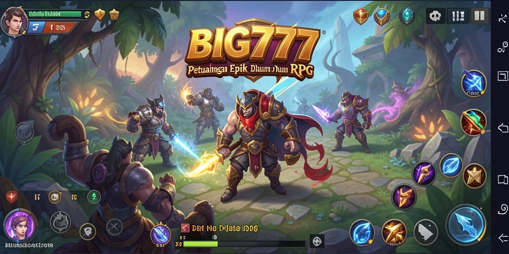 Tampilan menarik dari gameplay RPG di BIG777.