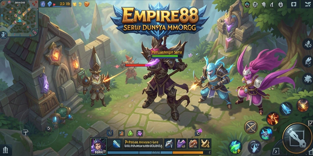 Tampilan gameplay menarik dari EMPIRE88 dalam dunia MMORPG.