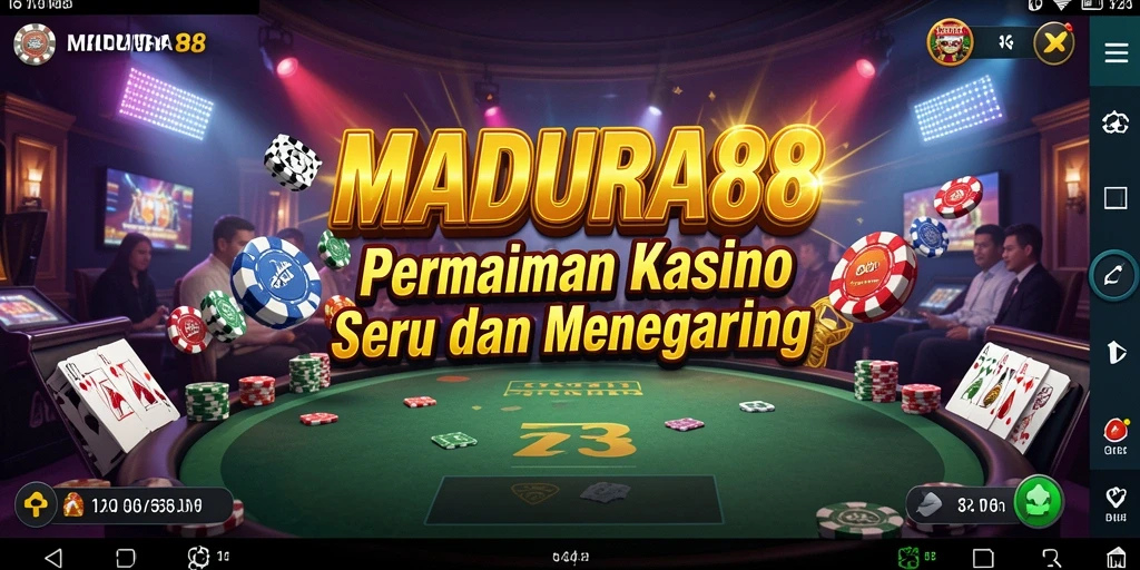 Tampilan gameplay seru dalam MADURA88 yang menggugah semangat.
