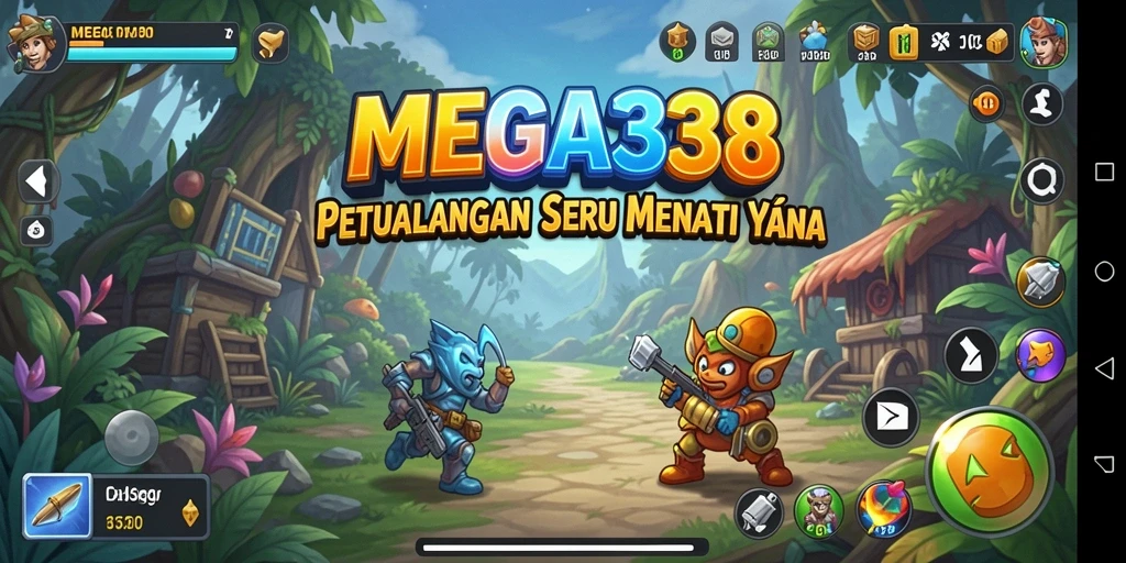 Gameplay MEGA338 menampilkan momen petualangan yang mendebarkan dan tantangan yang seru.