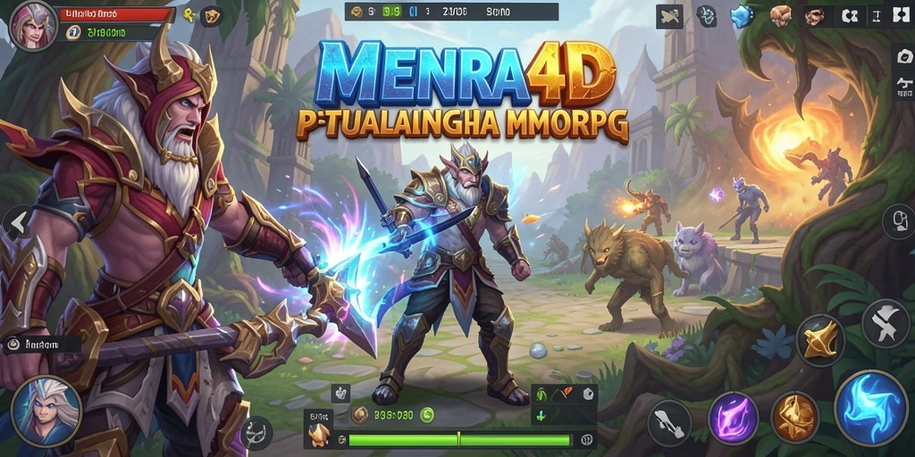 Tampilan menarik dari gameplay MMORPG MENARA4D dengan karakter dan lingkungan yang kaya.