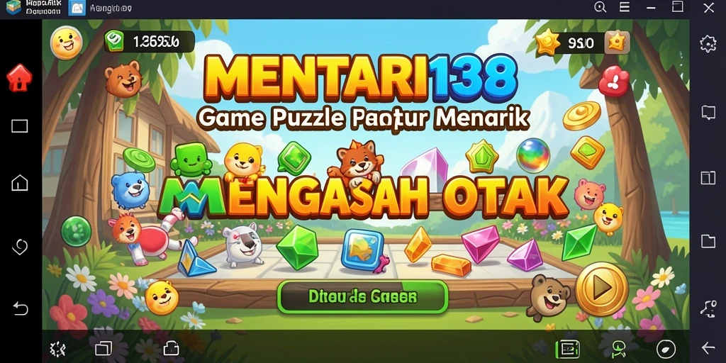 Screenshot MENTARI138 menampilkan gameplay puzzle yang mengasyikkan.