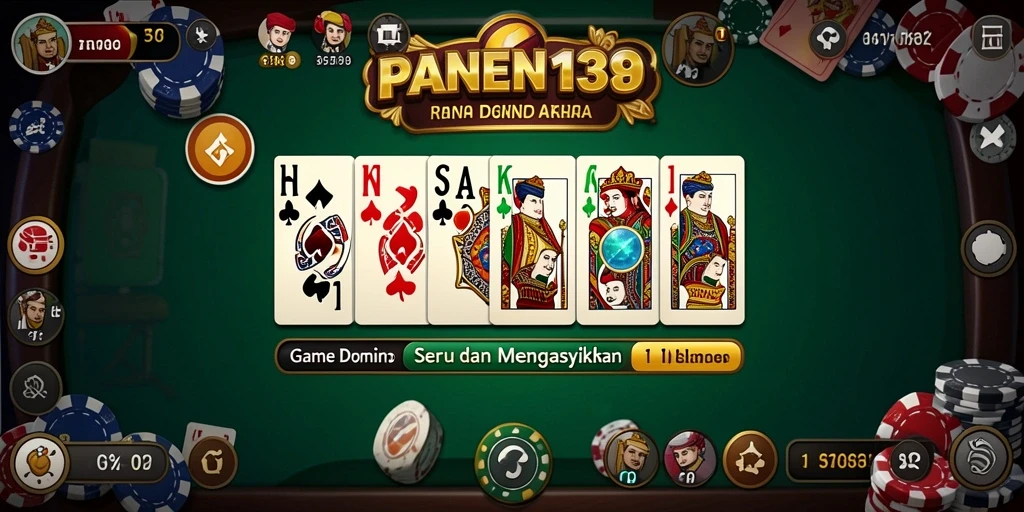 Tampilan gameplay Domino yang menarik dan interaktif.