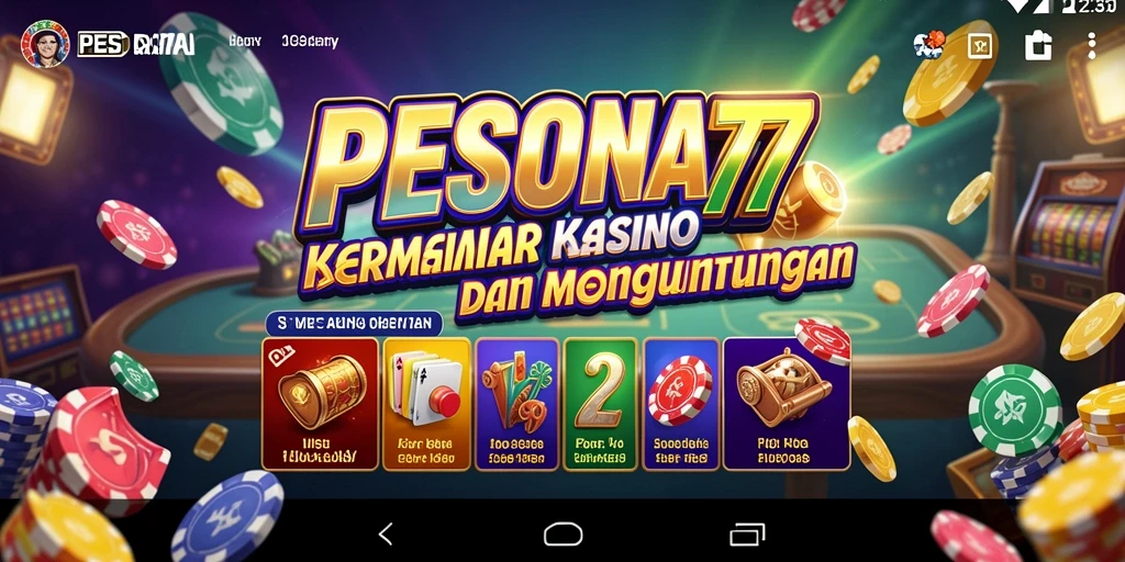 Tampilan menarik dan menantang dari permainan Kasino PESONA77.