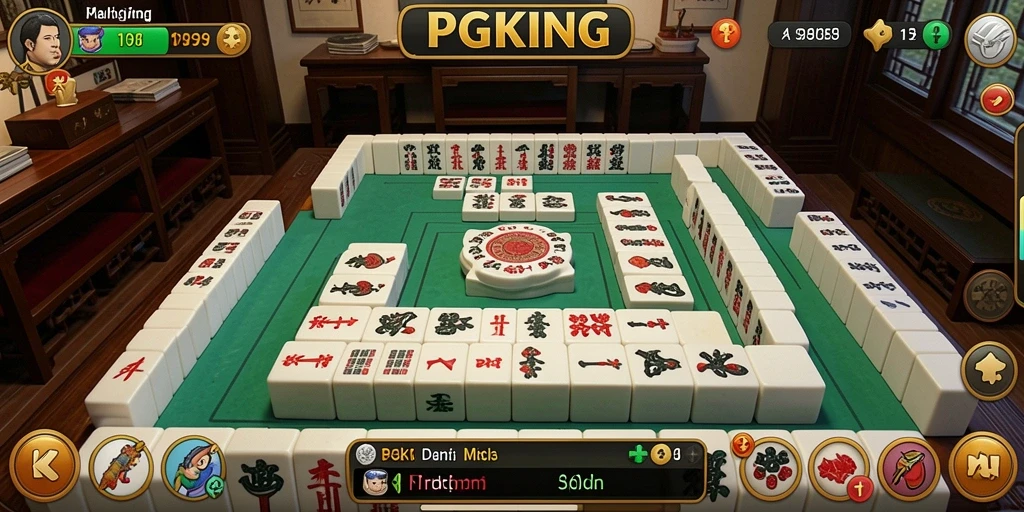 Gameplay Mahjong seru di PGKING dengan grafik menarik.