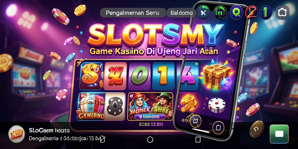 Tampilan gameplay slot yang mengasyikkan dari SLOTSMY.