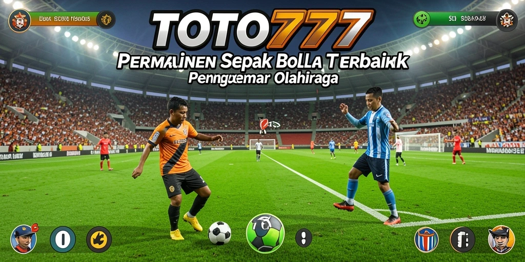 Gameplay TOTO777 yang mendebarkan dalam pertandingan sepak bola.
