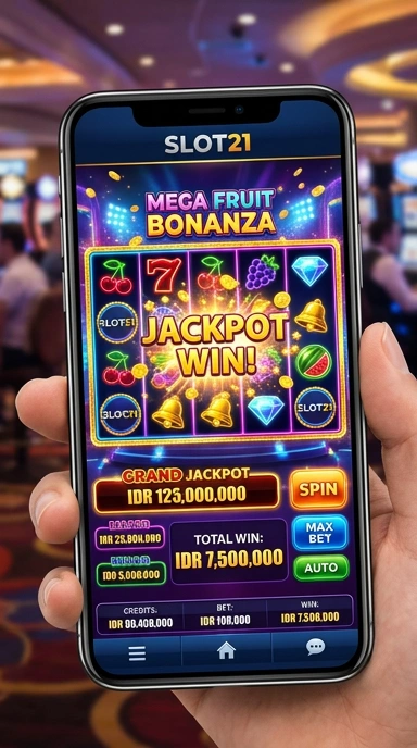 Tampilan utama aplikasi slot21 dengan berbagai pilihan aplikasi yang menarik.